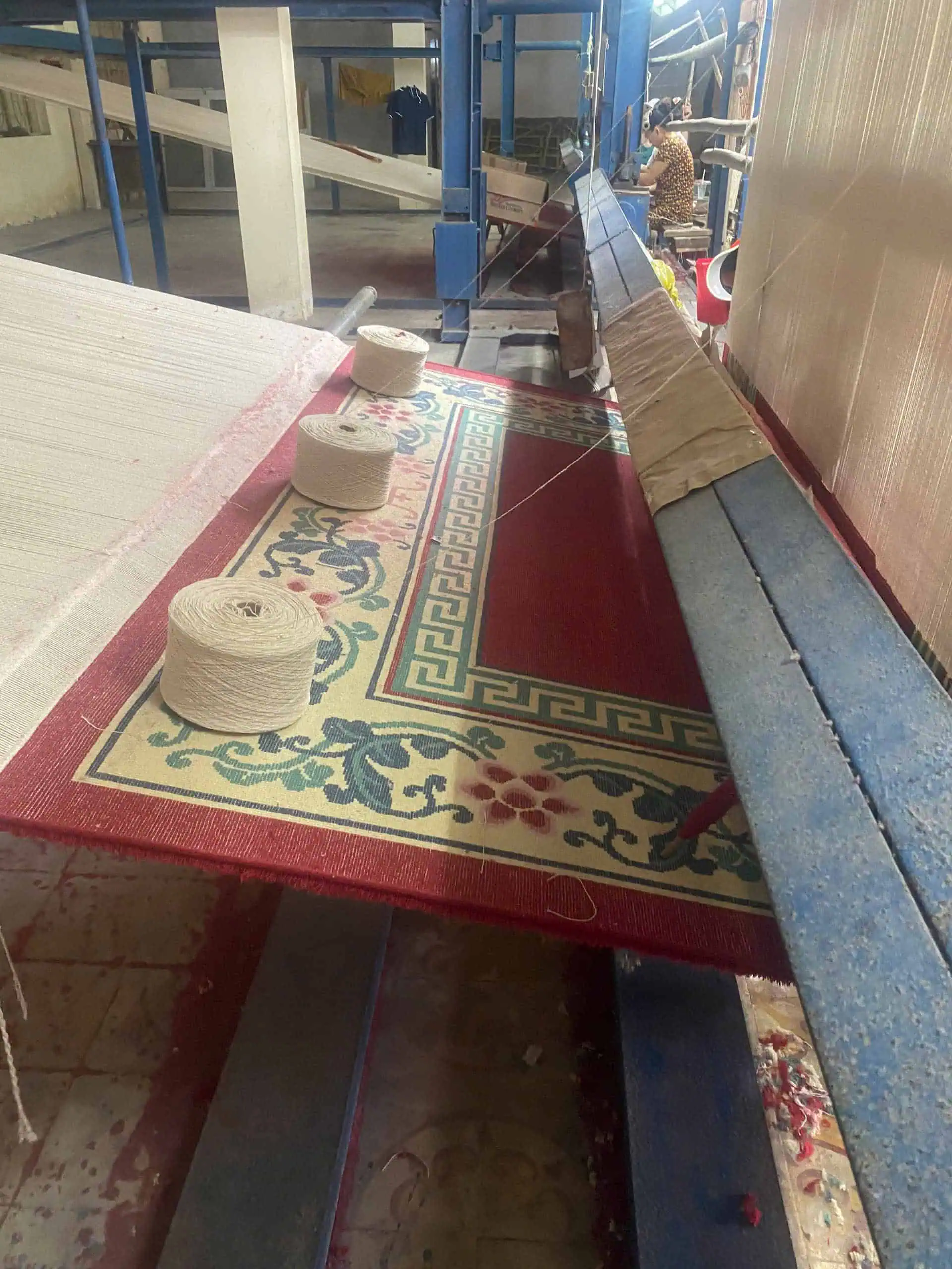 Ảnh thảm dệt tay HandKnots tại HANG KENH